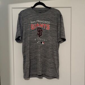 Nike tee San Francisco giants dri fit top shirt grey